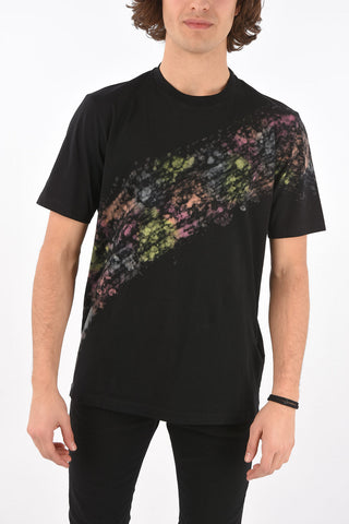 tie dye effect T-JUST-A40 crew-neck t-shirt