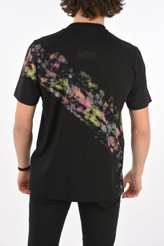 tie dye effect T-JUST-A40 crew-neck t-shirt