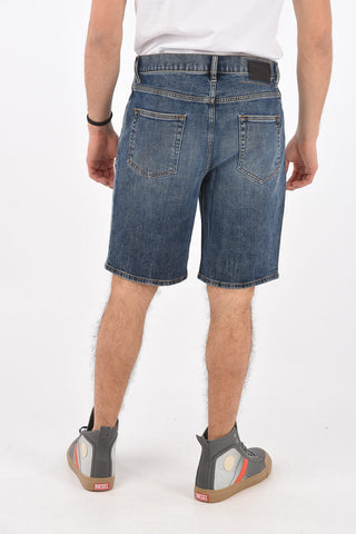 Stonewashed D-STRUKT Denim Shorts