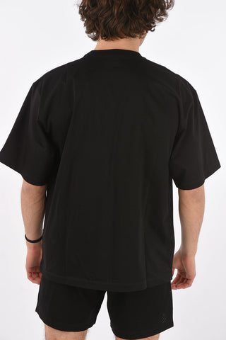 Crewneck T-shirt RELAX FIT with Shoulder Details