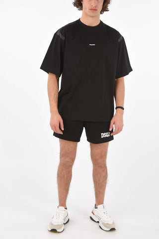 Crewneck T-shirt RELAX FIT with Shoulder Details