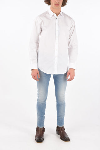 Camicia Collo Francese in Puro Cotone