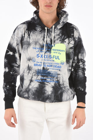 shaded S-MOONY sweatshirt with hood