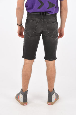 Ripped THOSHORT Dark Washed Denim Shorts