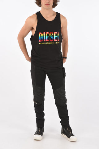  tank top BMOWT-LOCOARM-P with rainbow logo print