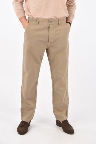 Mid waist 4 pockets chinos pants