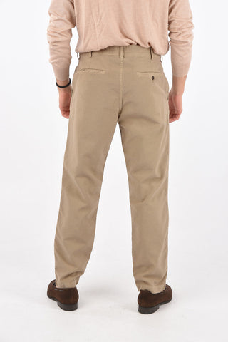 Mid waist 4 pockets chinos pants