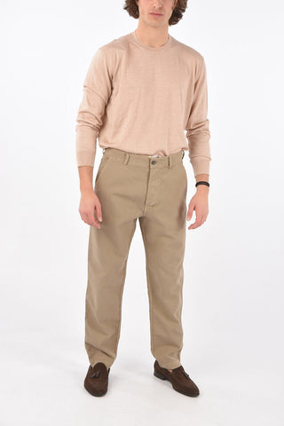 Mid waist 4 pockets chinos pants