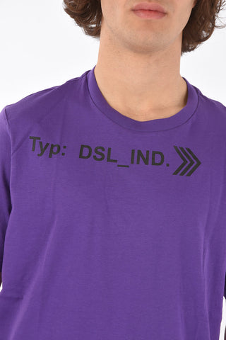 t-shirt T-JUST-A42 in Cotone Organico con stampa