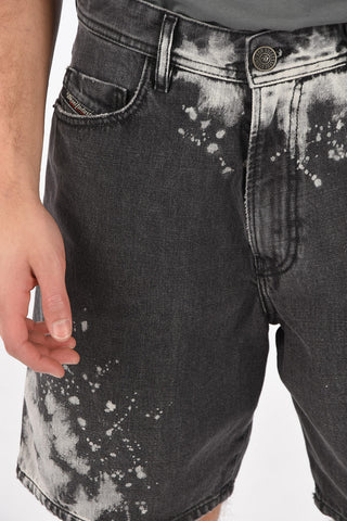 Acid Wash D-WILLOH-X-SP Denim Shorts
