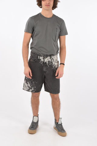 Acid Wash D-WILLOH-X-SP Denim Shorts
