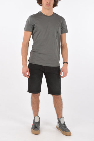 crew-neck T-RUBIN-POCKET-J1 t-shirt with breast pocket