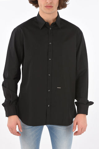 Camicia Collo Francese in Puro Cotone