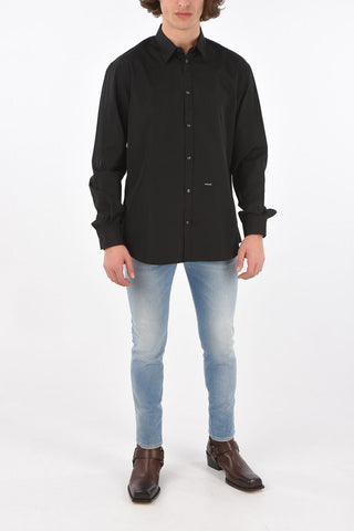 Camicia Collo Francese in Puro Cotone