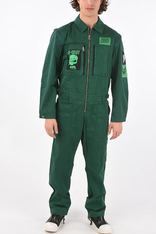 cotton P-LARRY utility jumpsuit with removable sleeve