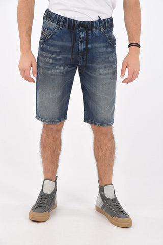 JOGGJEANS Distressed Denim D-KROOSHORT-NE Track Shorts