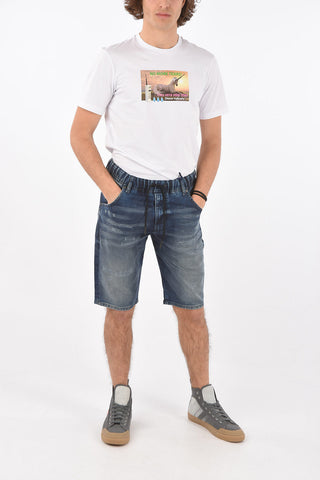 JOGGJEANS Distressed Denim D-KROOSHORT-NE Track Shorts