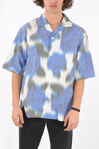 Camicia Gingham Sfumata con Taschino