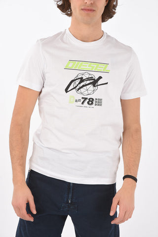 t-shirt T-DIEGOS-K34 in cotone con stampa 