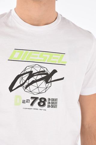 t-shirt T-DIEGOS-K34 in cotone con stampa 