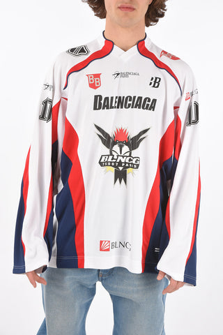 Long-sleeved HOCKEY Printed T-Shirt