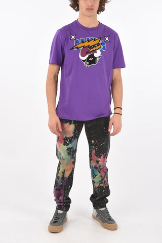 t-shirt girocollo CL-T-JUST-O1 con ricamo frontale