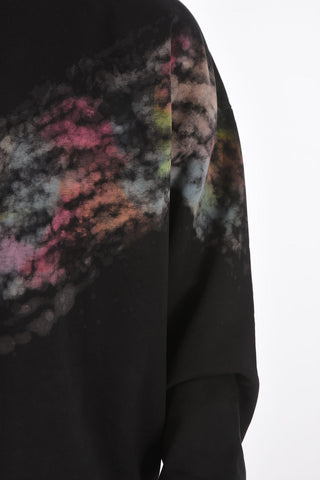 tie dye effect S-MART-A92 crew-neck sweatshirt