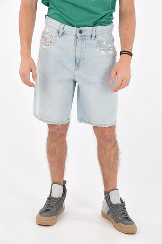 Distressed Denim D-STRUKT Shorts