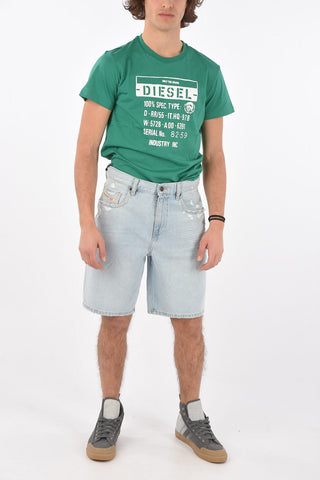 Distressed Denim D-STRUKT Shorts