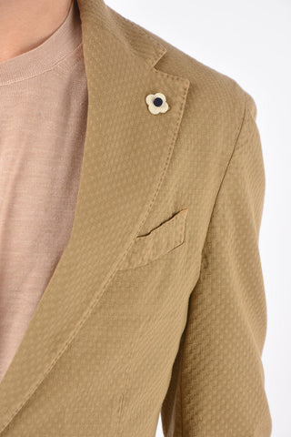 side vents notch lapel 2-button blazer