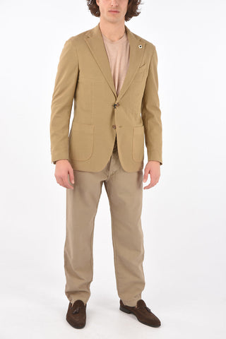 side vents notch lapel 2-button blazer