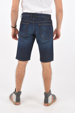 Ripped THOSHORT Dark Washed Denim Shorts