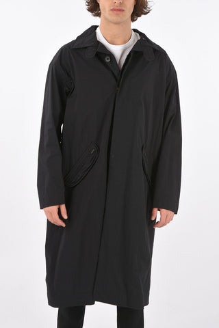 trench monopetto con cintura