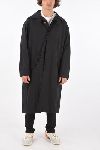 trench monopetto con cintura