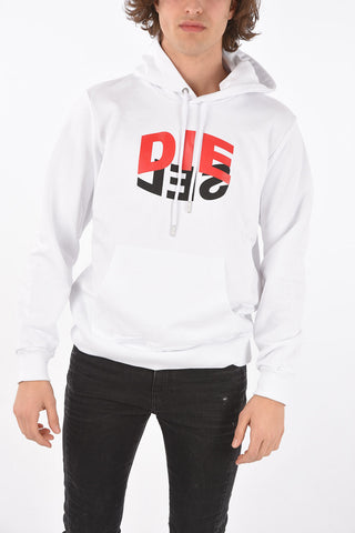sweatshirt S-GIRK-HOOD-N1 with front logo print