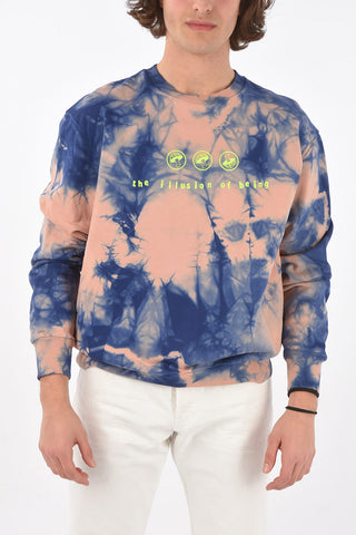 tie dye cotton S-BIAY-X10 crew-neck sweatshirt