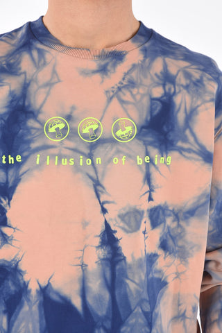 tie dye cotton S-BIAY-X10 crew-neck sweatshirt