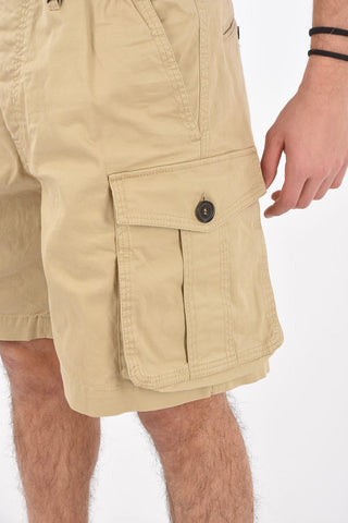 Cargo Shorts with Stretchy Waist Band
