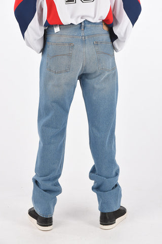 5 Pocket UNIFIT Light Wash Denims with Side Zips