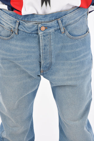 5 Pocket UNIFIT Light Wash Denims with Side Zips
