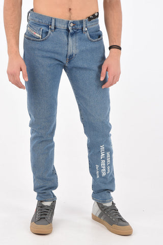 Printed D-STRUKT-SP7 Slim Fit Jeans 16cm
