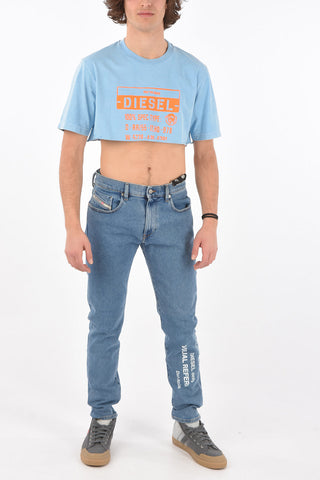 Printed D-STRUKT-SP7 Slim Fit Jeans 16cm