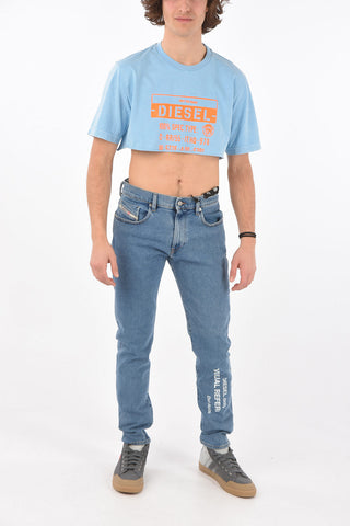printed crop T-CROPPY crew-neck t-shirt