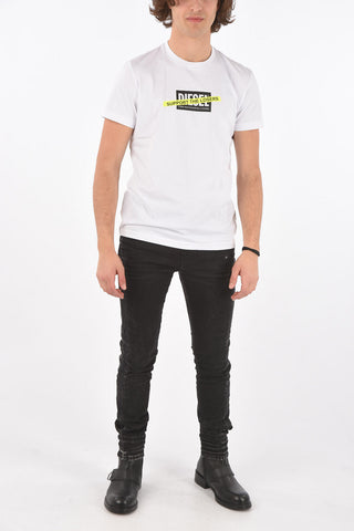 crew-neck T-DIEGOS-A3 t-shirt with front print