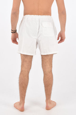 solid color  FLYING DUTCHMAN swim shorts with Waist Drawstring