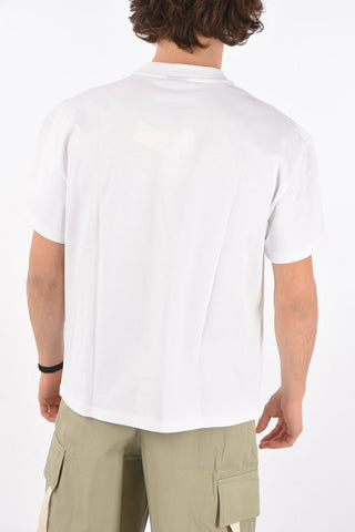 Crew Neck Printed Cotton T-Shirt