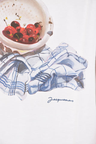 Crew Neck Printed Cotton T-Shirt