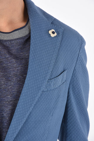 side vents notch lapel 2-button blazer