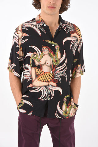 Short Sleeve SNAKE printed shirt