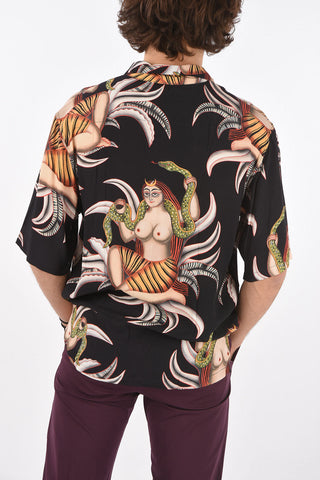 Short Sleeve SNAKE printed shirt